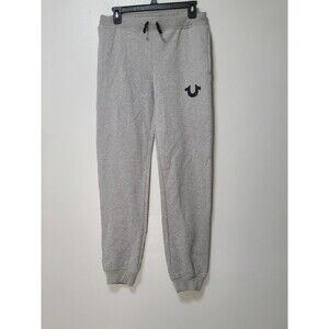 True Religion Girls Logo Sweatpants Gray Size L Teens NEW Without Tags